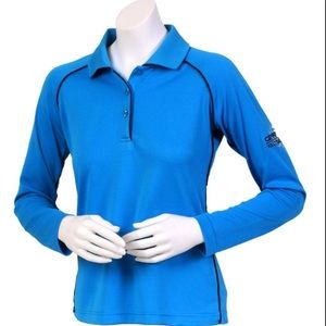 women’s long sleeve polo
